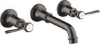 schwarz / ohne Hebelgriff / brushed black chrome