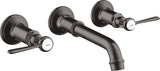 AXOR MONTREUX 3-Loch-Waschtischarmatur Unterputz DN 15 mit Hebelgriff Chrom
