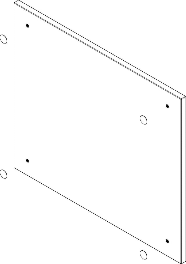 HANSGROHE Xilesa Aufdoppelseite 480x380 mm Echtholz-Abdeckung D14 – Badmöbel Ersatzteil