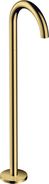 AXOR UNO Wanneneinlauf freistehend gebogen Chrom 928 mm von HANSGROHE