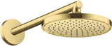 AXOR Kopfbrause 220 1jet chrom – Rain-Strahl, 220 mm, Wand- oder Deckenmontage