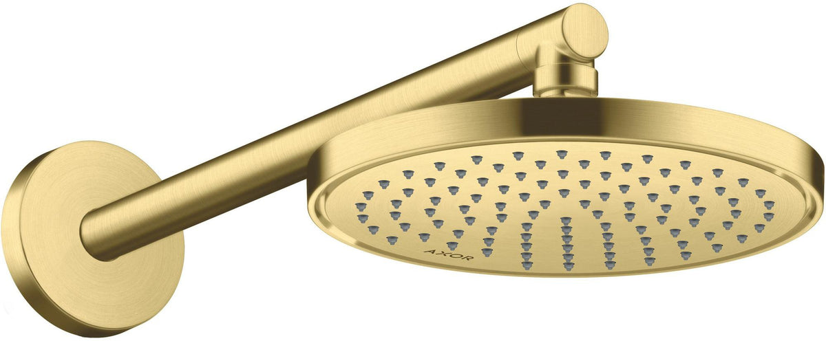 AXOR ShowerSolutions Brausearm 390 mm Chrom – Wandmontage mit Rosette