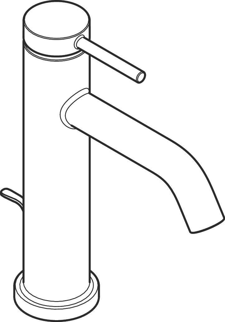 HANSGROHE Tecturis S Einhebel-Waschtischmischer ComfortZone 110 CoolStart chrom