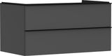 HANSGROHE Xelu Q Waschtischunterschrank 980 mm weiß hochglanz mit SoftClose und Inneneinteilung