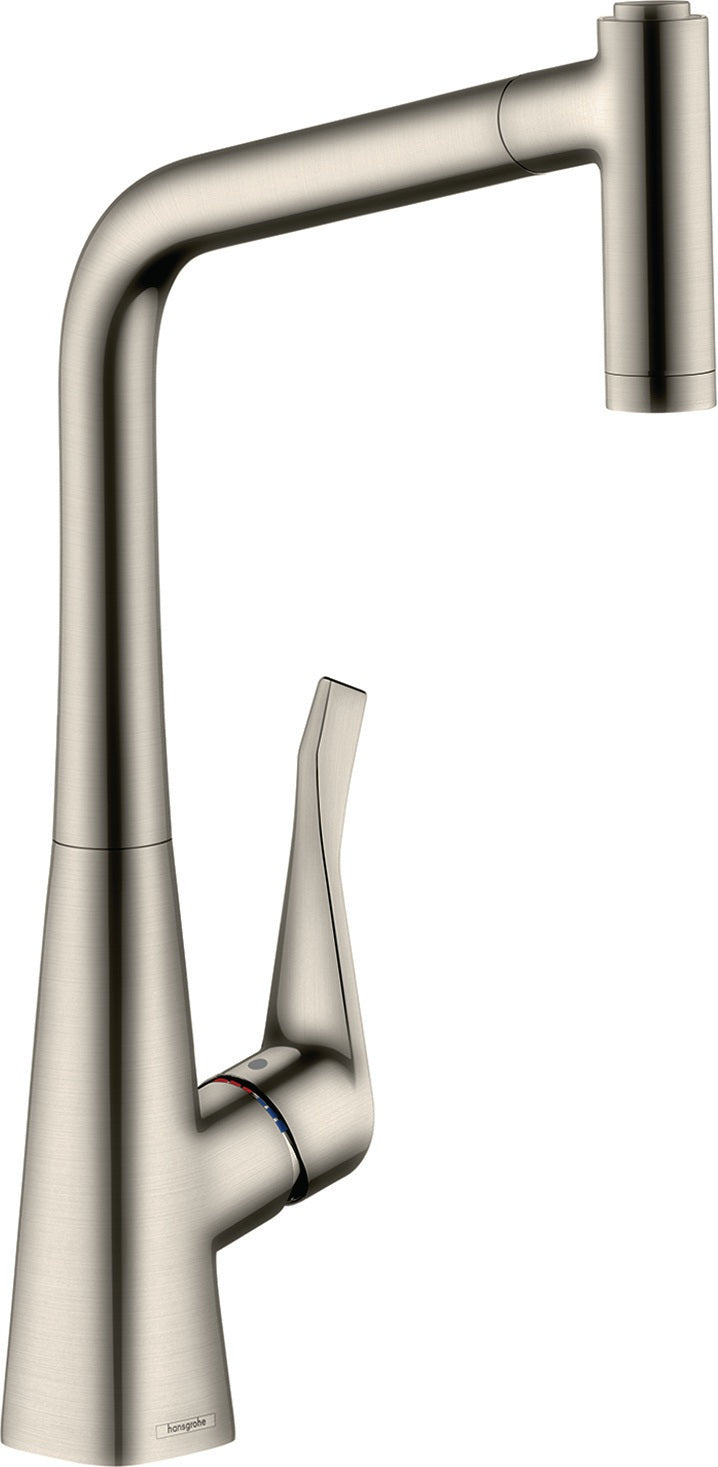 HANSGROHE Metris M71 Einhebel-Küchenmischer 320 mit sBox und Ausziehbrause, Chrom