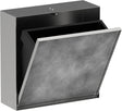 HANSGROHE XtraStoris Rock Einbau-Abfalleimer mit befliesbarer Tür 300/300/100