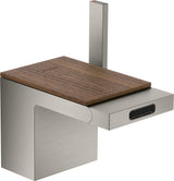 AXOR MYEDITION Einhebel-Bidetmischer ohne Platte polished gold optic mit Push-Open Ablaufgarnitur