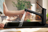 HANSGROHE Zesis M33 ComfortZone 150 Einhebel-Küchenmischer mit Ausziehbrause, 2 Strahlarten, Chrom