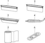 HANSGROHE RainDrain Original Duschrinne Fertigset 1200 mm – rahmenloses Design, Edelstahl gebürstet