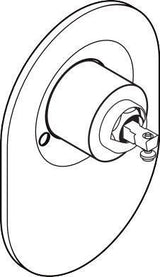 AXOR Umrüstset Brausenmischer UP satinox von hansgrohe – Kugel- auf M3 Kartusche