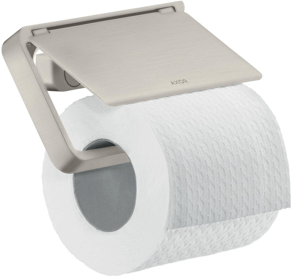 AXOR Universal Papierhalter Wandmontage Chrom – Toilettenpapier-Rollenhalter mit Deckel