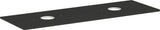 HANSGROHE Xelu Q Konsole 1560 mm weiß hochglanz mit 2 Ausschnitten ohne Hahnloch