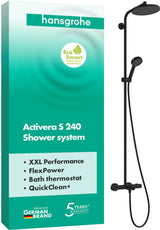 HANSGROHE Activera S Showerpipe 240 mit Wannenthermostat Ecostat Fine – Chrom