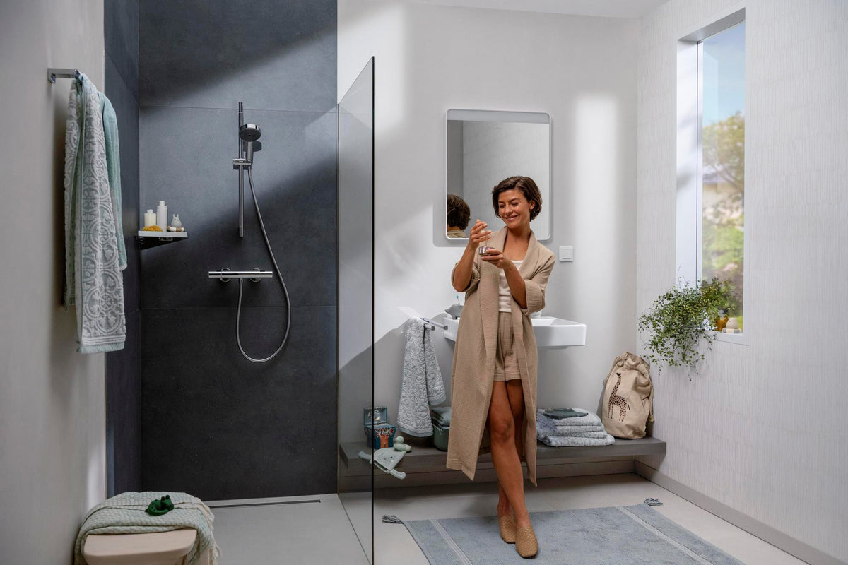Hansgrohe AddStoris Seifenablage Chrom – Wandmontage mit verdeckter Befestigung