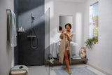HANSGROHE Unica Pulsify Brausestange 650 mm Chrom mit Handbrausehalterung und Brauseschlauch