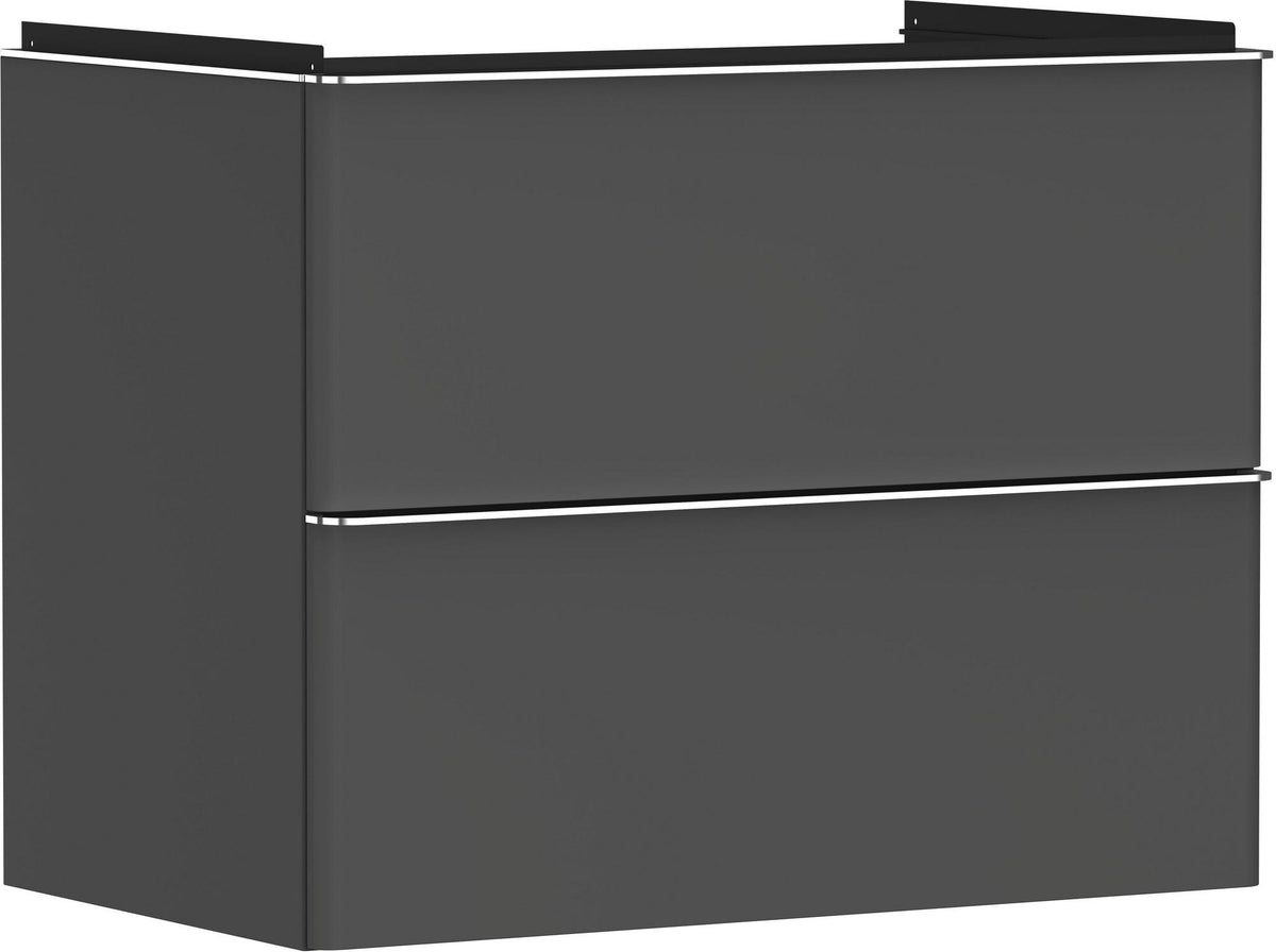 HANSGROHE Xelu Q Waschtischunterschrank 780 mm weiß hochglanz mit 2 Schubkästen