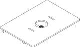 HANSGROHE Xelu Q Konsole 780 mm weiß hochglanz mit mittigem Ausschnitt