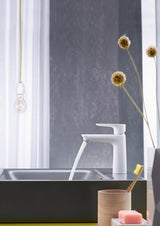 HANSGROHE Talis E Einhebel-Waschtischmischer 110 mit Ablaufgarnitur, chrom – ComfortZone, 5 l/min