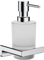 HANSGROHE AddStoris Lotionspender Wandmontage Chrom – 200 ml Flüssigseife, Mattglas