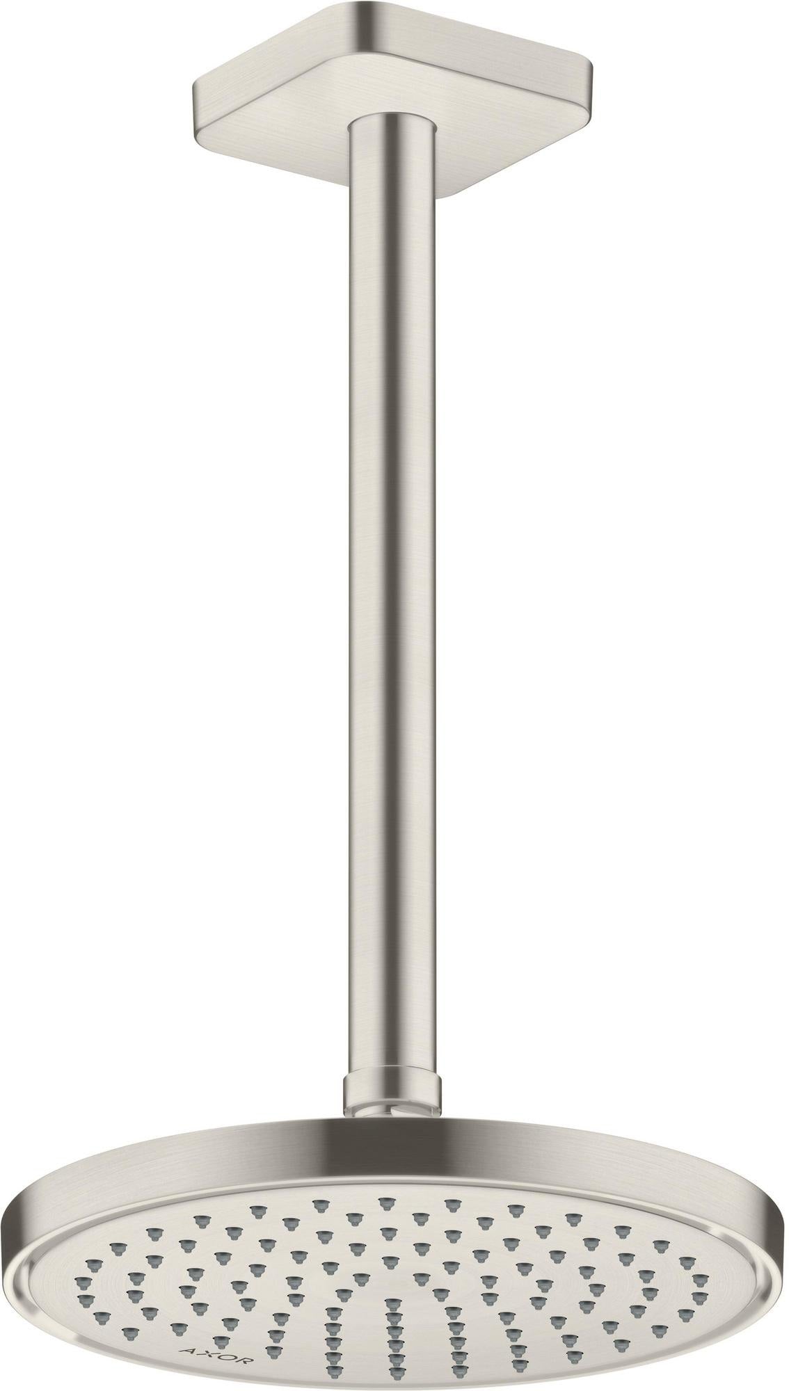 AXOR Kopfbrause 220 1jet EcoSmart Chrom – Rain-Duschkopf mit Antikalk, 220 mm, für Wand- und Deckenmontage