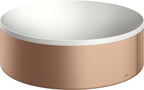 sonstige / brushed red gold / Becken mittig, Designrahmen brushed red gold