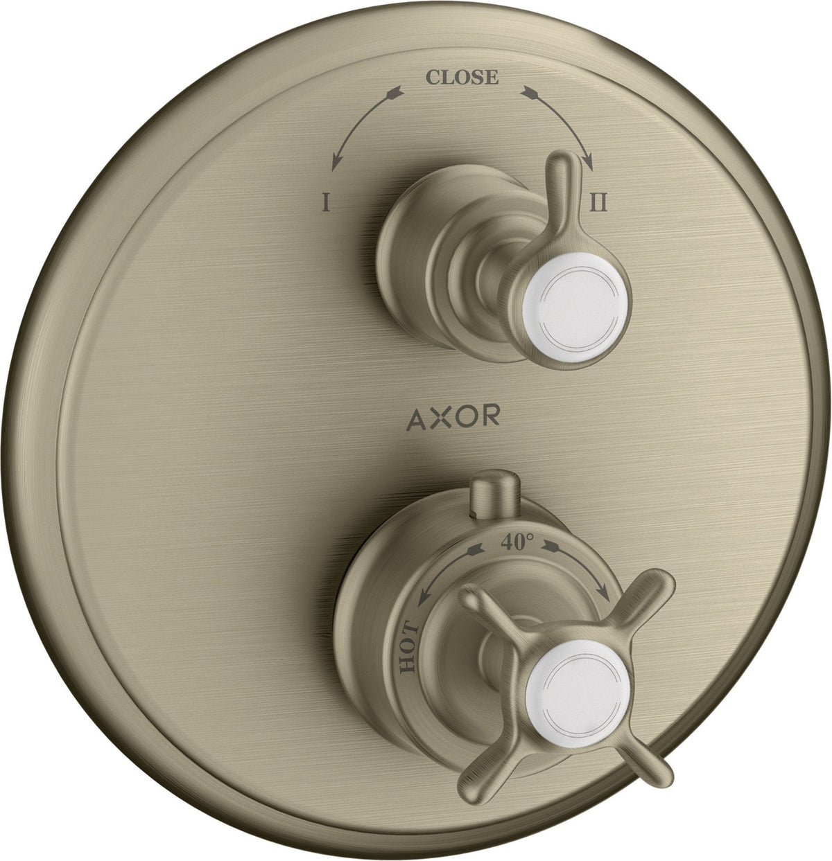 AXOR MONTREUX Unterputz-Thermostat mit Abstellventil, Chrom – 1 Verbraucher
