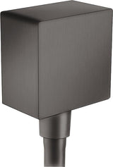 Hansgrohe FixFit Square Schlauchanschluss mit Rückflussverhinderer, chrom