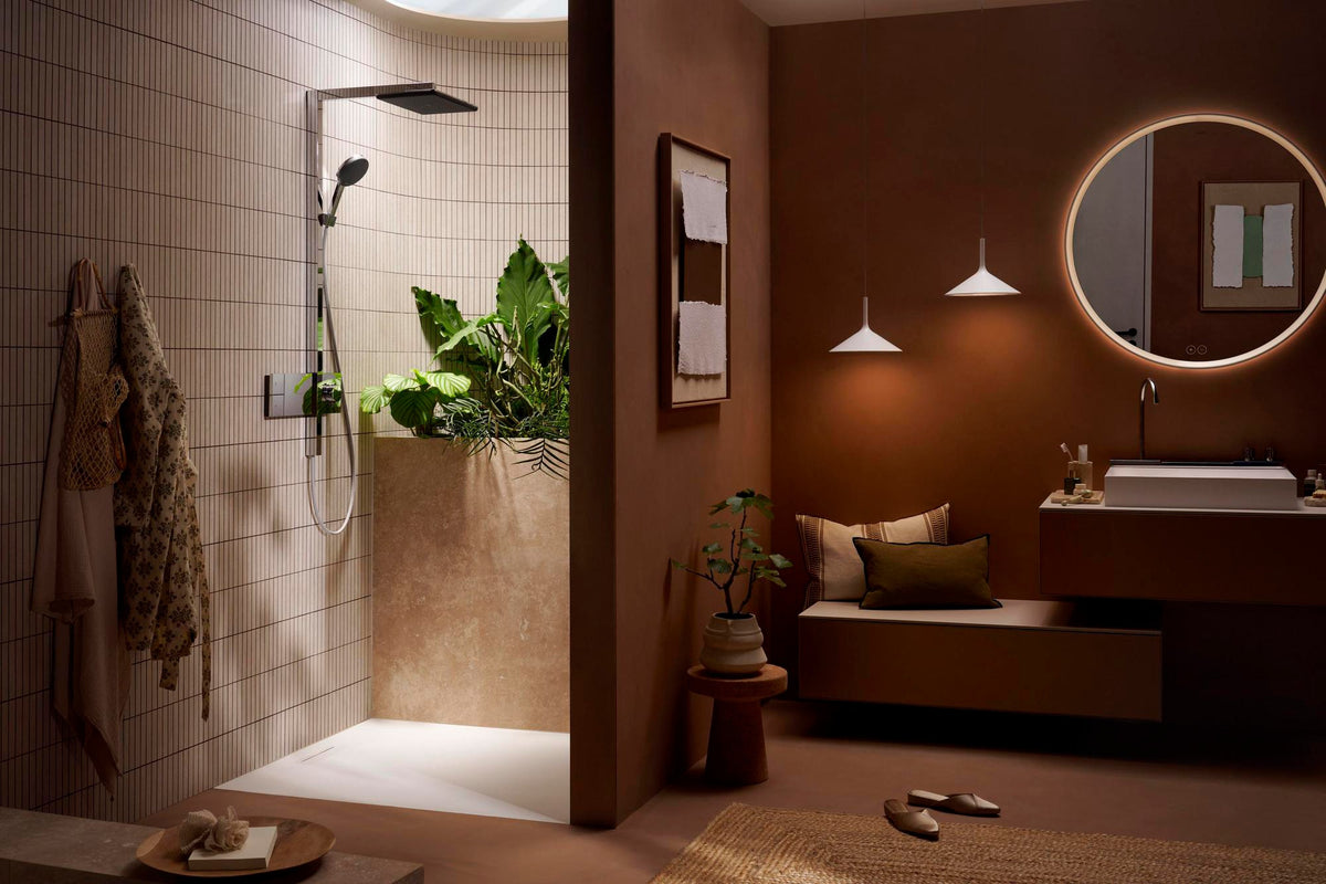 HANSGROHE Raindance Alive Q 210/340 1jet Duschsystem mit Thermostat und Select-Technologie