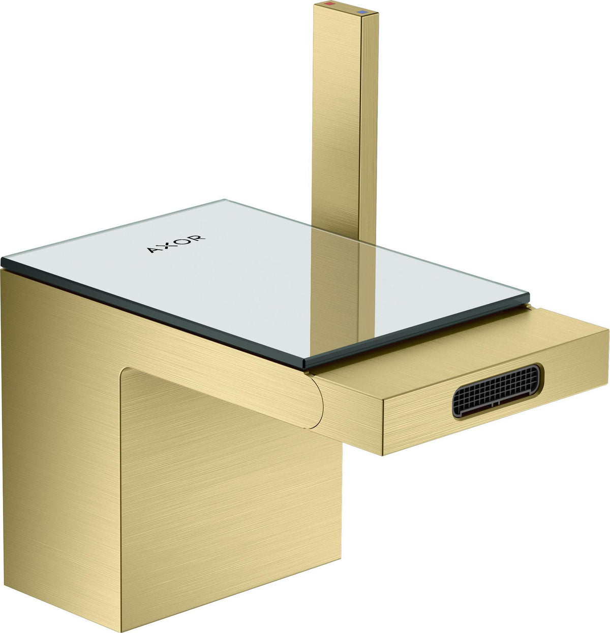 AXOR MyEdition Platte 150 in Leder – Abnehmbare Design-Abdeckung für Waschtischarmaturen