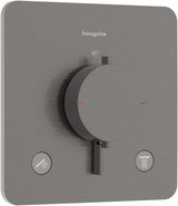 HANSGROHE Ecostat Comfort Q Thermostat UP Fertigset für 2 Verbraucher – Temperatur- und Volumensteuerung