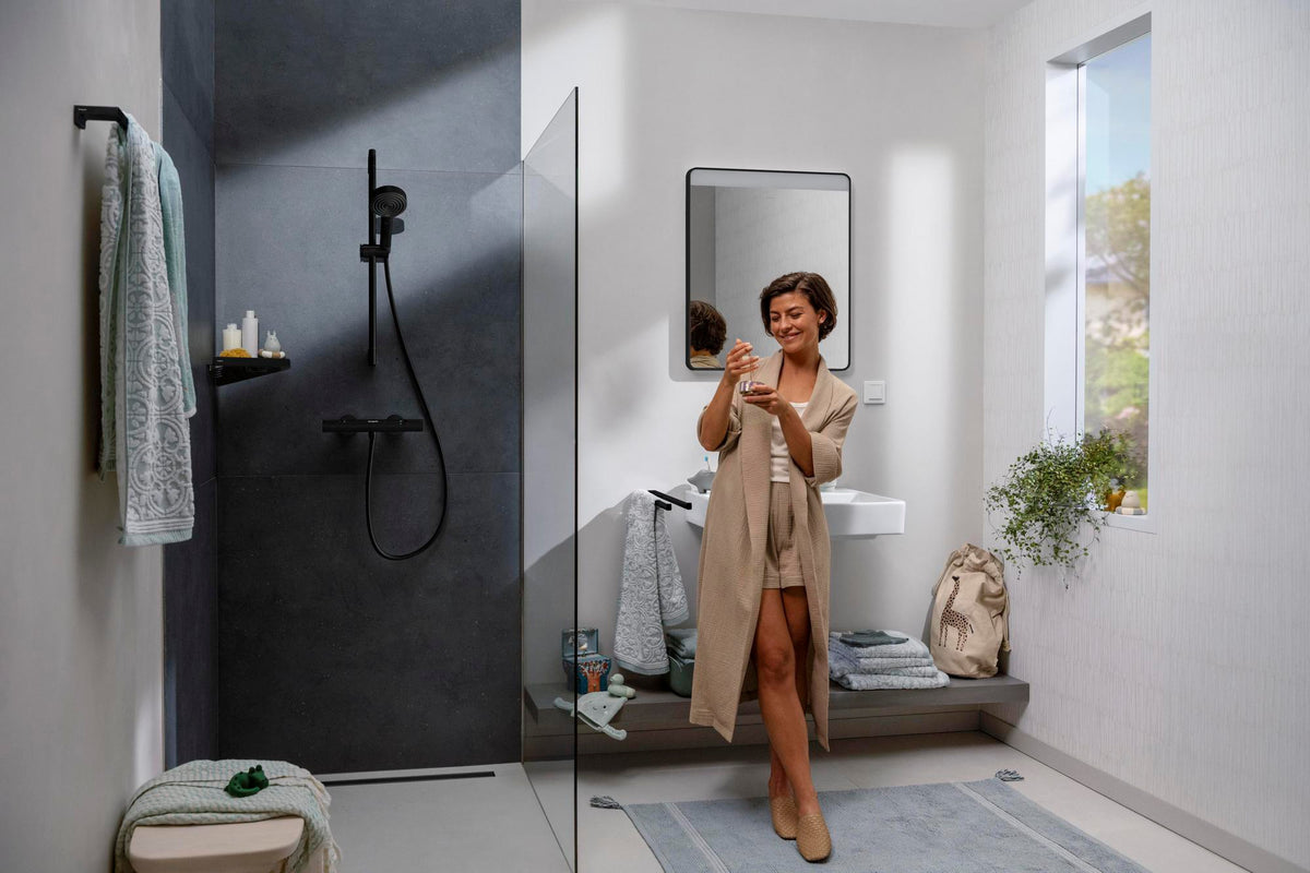 HANSGROHE Ecostat Fine Brausethermostat Aufputz Chrom – Temperatur- und Volumensteuerung