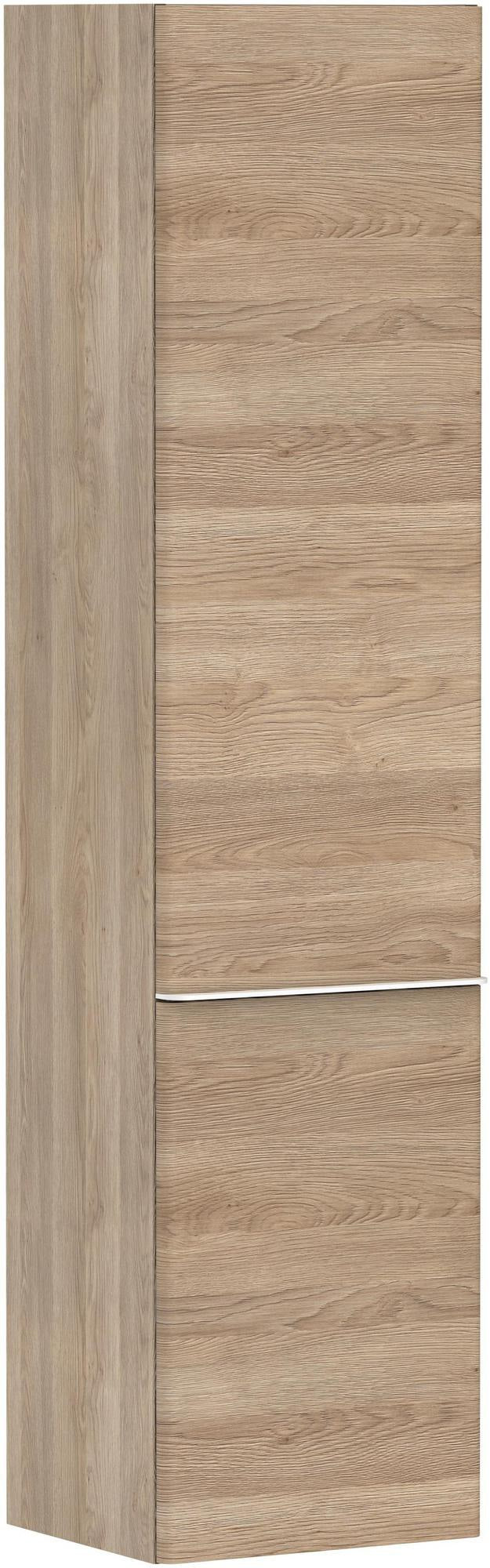 HANSGROHE Hochschrank Xelu Q 1650x400x350mm weiß hochglanz mit chrom Griffleiste