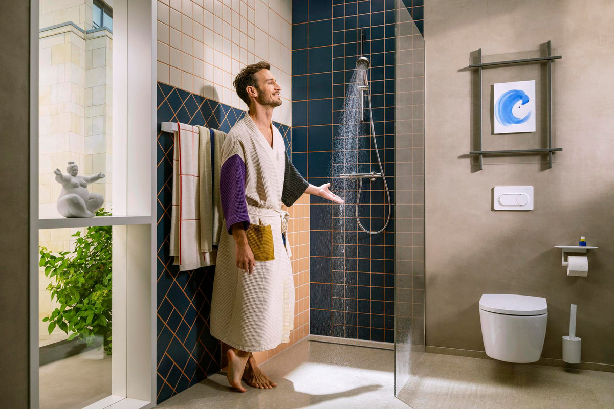 HANSGROHE Activera Select S 95 2jet EcoSmart Handbrause – Chrom, 2 Strahlarten, Select-Taste