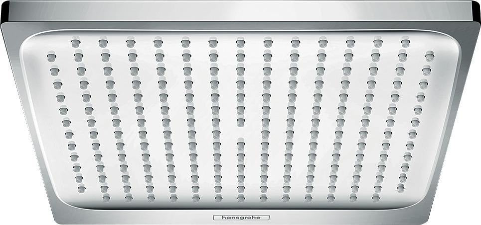 Hansgrohe Kopfbrause Crometta E 240 Chrom – 1 Strahlart, 240x240 mm, Decken- oder Wandmontage
