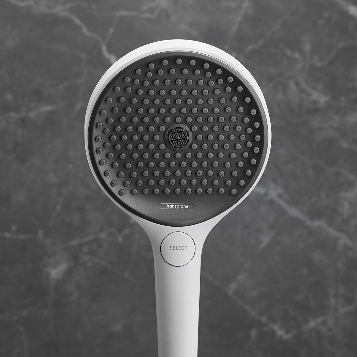 HANSGROHE HG Handbrause Rainfinity 130 3jet Chrom – 3 Strahlarten, QuickClean, Select-Taste