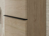 HANSGROHE Hochschrank Xelu Q 1650x400x350mm weiß hochglanz mit chrom Griffleiste