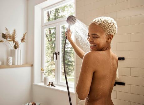 Hansgrohe Pulsify Select 105 3jet Handbrause – 3 Strahlarten, QuickClean, Chrom