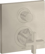 AXOR CITTERIO Unterputz-Thermostat mit Ab-/Umstellventil Kreuzgriff Chrom