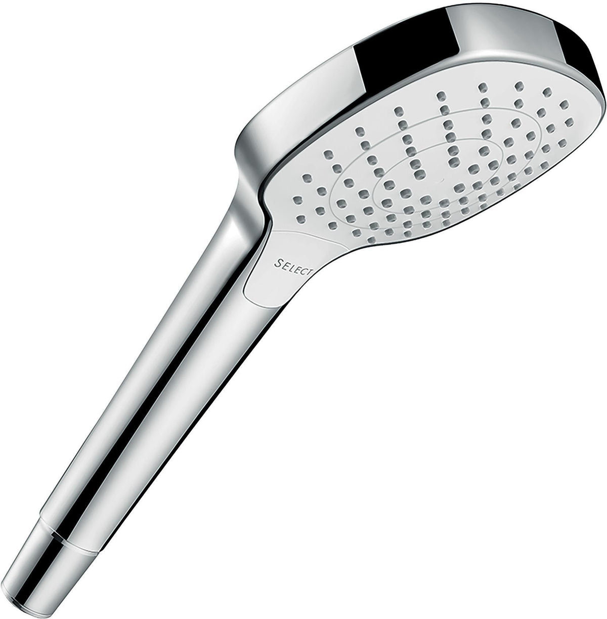 HANSGROHE Handbrause Croma Select E Vario 110 mm weiß/chrom – 3 Strahlarten mit Select-Taste