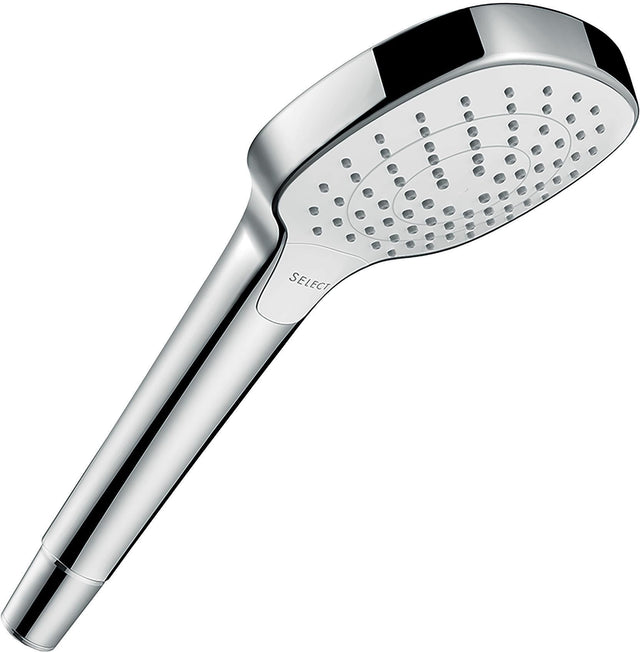 HANSGROHE Handbrause Croma Select E Vario 110 mm weiß/chrom – 3 Strahlarten mit Select-Taste