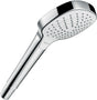 HANSGROHE Handbrause Croma Select E Vario 110 mm weiß/chrom – 3 Strahlarten mit Select-Taste