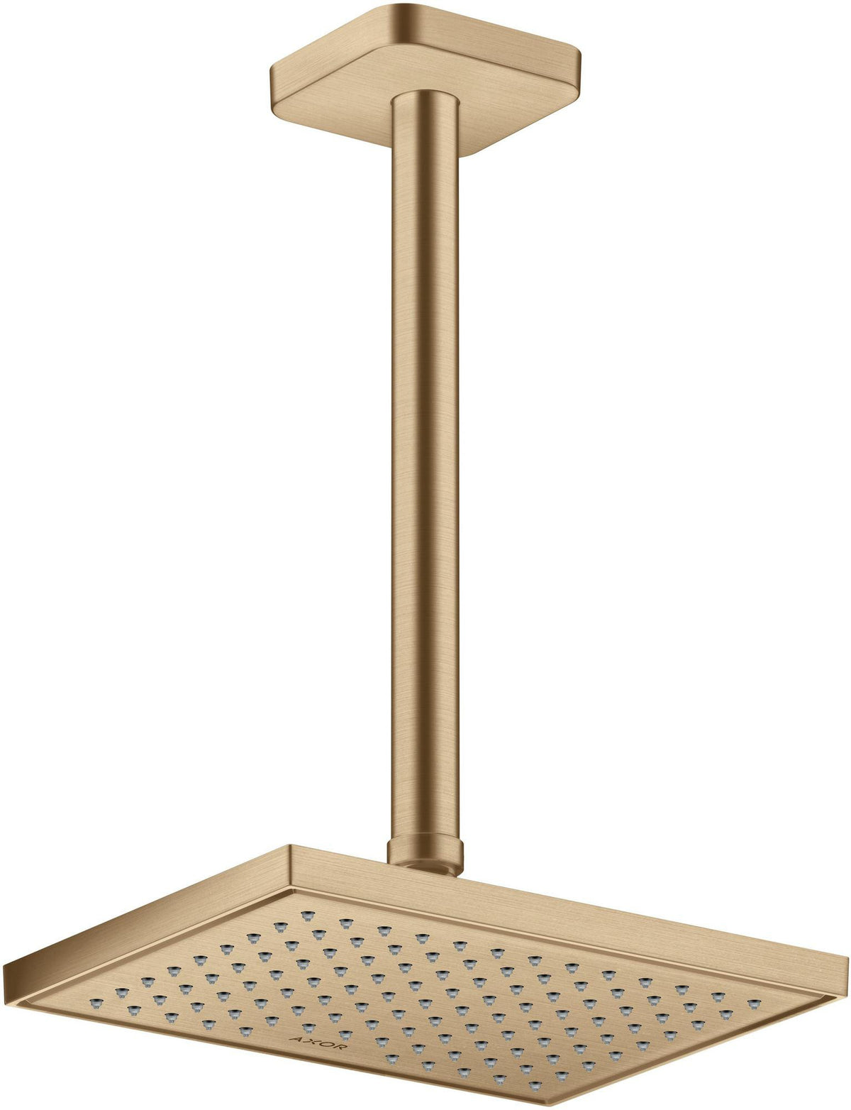 AXOR Kopfbrause 245 x 185 mm, 1 Jet, Chrom – Rain-Strahl für Wand- und Deckenmontage