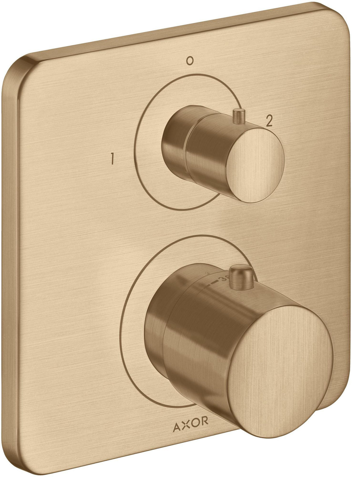 AXOR Citterio M Unterputz-Thermostat mit Abstellventil, chrom – 1 Verbraucher