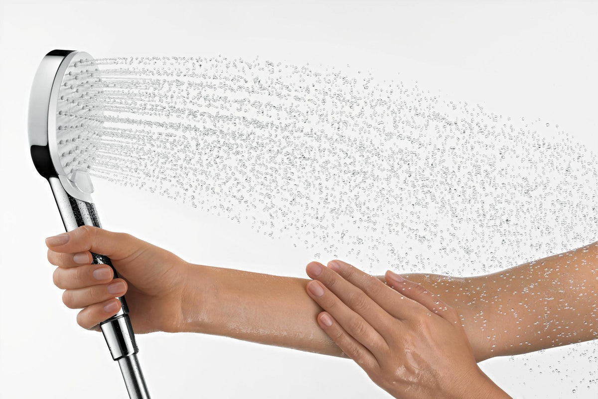 HANSGROHE Handbrause Crometta Vario DN 15, 2 Strahlarten, EcoSmart 9 l/min, weiß/chrom