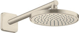 AXOR Kopfbrause 220 1jet EcoSmart Chrom – Rain-Duschkopf mit Antikalk, 220 mm, für Wand- und Deckenmontage
