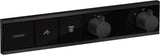 HANSGROHE RainSelect Thermostat Unterputz Fertigset für 2 Verbraucher, verchromt