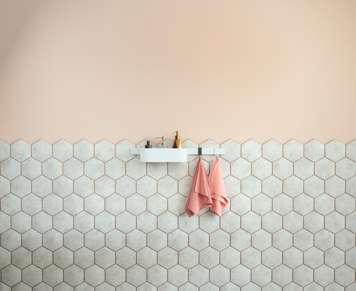 Hansgrohe WallStoris Handtuchhaken breit, 2 Stück, mattschwarz – zum Klicken auf Wandleiste