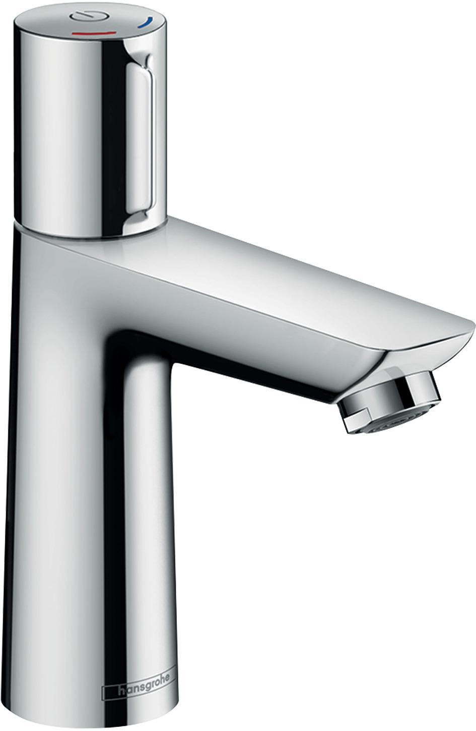 HANSGROHE Talis E Select Waschtisch-Einhandhebelmischer DN 15 Chrom mit Zugstangen-Ablaufgarnitur