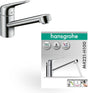 HANSGROHE Spültischmischer Focus M42 100 CoolStart Eco Schwenkauslauf Chrom