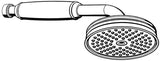 AXOR MONTREUX Handbrause 1jet DN 15 Chrom – 100 mm RainAir Strahl, QuickClean Antikalk